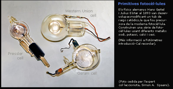 Primeres fotocèl·lules