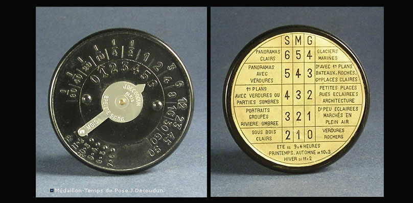 Médaillon Temps de Pose J.Decoudun