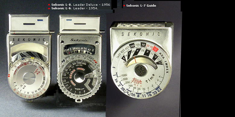 Sekonic L-6 Sekonic L-7 Sekonic L-8